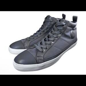 Polo Ralph Lauren Men's Clarke SK VLC Shoes 816615296002 - Gray/White - 13D